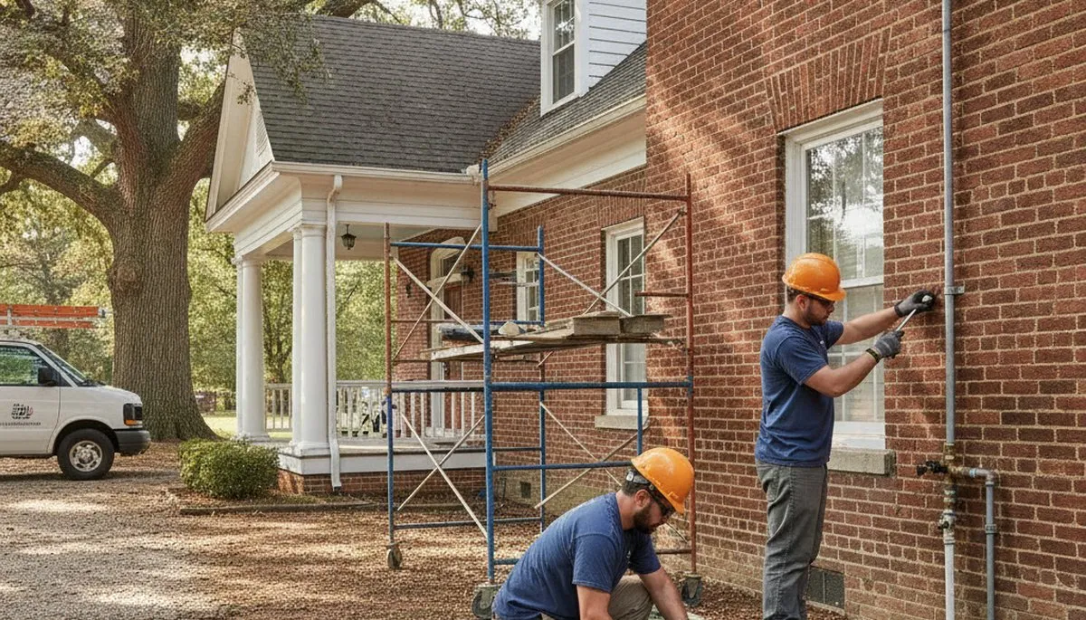 Professional plumber repairing pipes in Saint Charles, MO for plumbing service business